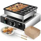 Mini Dutch Pancake Maker 25PCS, Commercial Non-stick Pancake Baker Machine 50...