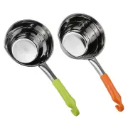 Stainless Steel Water Kitchen Long Hooked Handle Serving Egg Cooker Timer