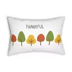 Thanksgiving Lumbar Pillow, Fall Decor, Cushion, Fall Trees