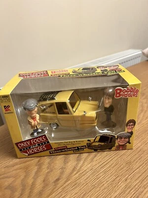Only Fools And Horses Trotters Three-Wheeled Van Bobble Buddies Box Set.