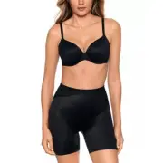 Miraclesuit Women Black Tummy Shapewear Extra Firm Control Bike Shorts Size M