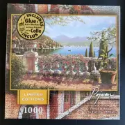 Bob Pejman Terrace in Bellagio Italy Jigsaw Puzzle 1000 piece w/ Glue Sealed New