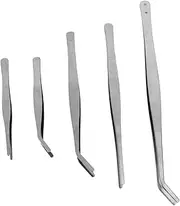 5pc Set Stainless Steel Pruning Shears for Gardening Garden Accessory Kit Tweezers