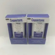 LOT OF 2 Coppertone Every Tone Sunscreen Face Stick SPF 55 0.49oz exp 08/2026
