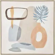 Belle Retreat Canvas Wall Hanging Art 80x80cm Square Home/Living Room Decor