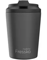 [Made by Fressko] Reusable Cup | Bino | Coal | Ceramic | 227ml/8oz