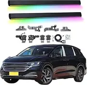 BJOHQ Electric Running Boards Compatible for VW Vilraon 2020-2025 with Light, SUV, Off-Road & Pickup Trucks - Retractable Truck Steps & Nerf Bars