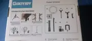 Gixiyidy Ring Light Stand Kit 3 Light Modes 360 Degrees - Remote - Tripod