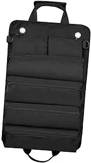 [LIGIGWASH] Roll Up Tool Bag Heavy Duty Automotive Tools Organizer Portable Electrician Pouch for Mechanics and Carpenters Sturdy Zippered Compartments for Easy Access