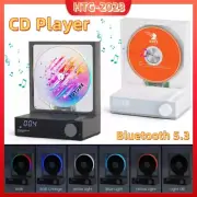 Portable Desktop CD Player With Bluetooth 5.3 And LED Screen Lights for Home US