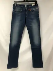 Jeans Woman Replay Ref WX645 92% Cotton Size W25 Blue Color New
