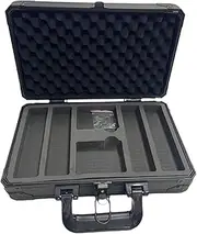 yuksok Chip Case Game Card Storage Case and Lock Suitcase Thicken with Full Protection High End Carrying Case Organizer Holder, 200 Chip Capacity