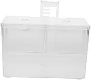 Box Aquarium Fish Breeding Box with Suction Cup Transparent Incubation Container for Safe Fish Separation and Easy Observation and Newborn Fry