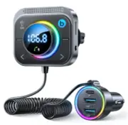 Bluetooth Car Wireless FM Transmitter Dual USB AUX TF Handsfree Radio Modulator