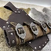 Retro Vintage Medieval Renaissance Armor Scabbard Sword Holder Ren Faire Pirate Viking Shieldmaiden Men's Celtic Viking Carnival Masquerade Party LARP Adults'