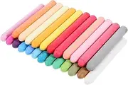 Homoyoyo 48pcs Jumbo Washable Chalk Set for Blackboard and Chalkboard Vibrant Production for Painting and Creative Activities
