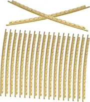 COSMEVIVI 20pcs Guitar Fret Line Copper Fret Wire Guitar White Copper Fret Durable Fret Electric Guitar Fret Replacement Electric Guitar Fretboard Accessories Folk Guitar Fret Guitar Parts