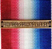 Replica WW1 British/India medal 1914 Star Mons clasp Army Navy Flying Corps