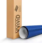 VViViD Metallic Blue 3D Carbon Fiber Vinyl Wrap Roll XPO Air Release Technology (12" x 60")