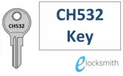 CH532 Key Fits Tool Box, Paddle, Whale Tail Lock, Caravan storage + others
