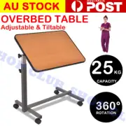 Overbed Table Bedside Mobility Study Medical Hospital Laptop Meal Adjustable Wor