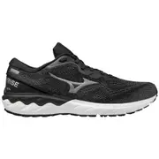 Mizuno Mens Wave Skyrise 2 Neutral Cushioned Running Shoes (Black/White)