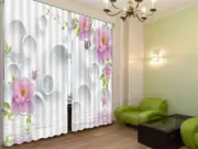 Colorful World 3D Curtains Blockout Photo Printing Curtains Drape Fabric
