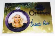 2015 Benchwarmer BRANDIE MOSES Holiday #21 ORNAMENT Blue Foil Auto/5 PLAYBOY
