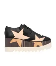 Elyse platform lace-up shoes 37.5,38.5,38 Black