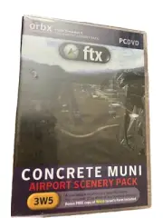 Orbx FTX : Concrete Muni , New Sealed PCDVD - Flight Simulator X