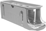 [BUTIFULSIC] Egg Sorting Box Egg Holder for Fridge Eggs Egg Organizer Egg Container Fridge Egg Rack Auto Rolling Egg Organizer Fridge Door Egg Holder Egg Storage Egg Stand Plastic Light Grey