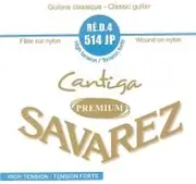 SAVAREZ 514JP Savares Classic Guitar Strings, Cantiga Premium, High Tension 4 Strings