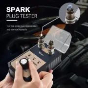 12V Spark Plug Tester Dual Holes Diagnostic Tool Gasoline Car Ignition Analyzer