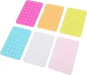 POENVFPO Fluorescent Silicone Suction Cup Phone Case Mount for Universal Phone Grip and Photography for Mirror, 6PCS