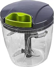 Manual Food Chopper, Manual Hand String Garlic Grinder, Vegetable Blender Food Processor Quiet Efficient Kitchen Tool for Veggies Ginger Fruits Nuts
