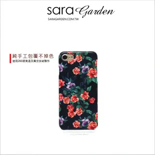 【Sara Garden】客製化 手機殼 蘋果 iPhone7 iphone8 i7 i8 4.7吋 質感玫瑰花 手工 保護殼 硬殼