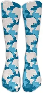 [XMKWI] Dolphins Shadow Unisex Popular Athletic Crew Sock Stocking Tube Compression Socks