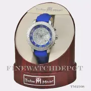 Authentic Techno Master Men's Blue Watch TM2108