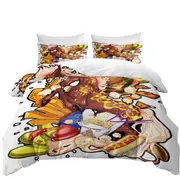 Junk Food Fast Food Funny Unicorn Quilt Cover