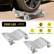 2PCS The Heavy Duty Jack Can Withstand 3 Tons (6,600 Pounds) Of Car Repair Tires