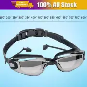 Anti-Fog Electroplating Silicone Goggles High Definition Myopia Swimming Goggle