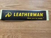 STICKER OF LEATHERMAN 10" X 2 1/2" JUST PEEL AND STICK