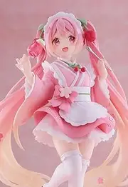 Taito Hatsune Miku - Newley Written Sakura Miku Japanese Cafe Ver PVC Figurine - 18cm