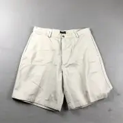 Dockers Recode Shorts Mens 36 Ivory Flat Front Weathered Khaki Short NWT