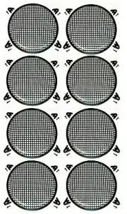 8 Patron 12" Subwoofer Metal Mesh Cover Waffle Speaker Grill Protect Guard DJ
