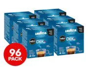 Lavazza A Modo Mio Dek Decaf Coffee Capsules 96 Pack