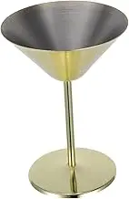 Gatuida Stainless Steel Martini Goblet Cup Unbreakable Metal Wine Tumbler for Parties Celebrations Elegant Polished Finish Stable Design for Red Wine Cocktails Juice