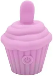 Cupcake Design Magnetic Rechargeable Personal Massager, Silicone, Pink Sex Toys For Women Vibrators For Woman Vibrator Wand Pelvic Floor Trainer Wand Vibrator Vibrating Egg Vibrating Bullet