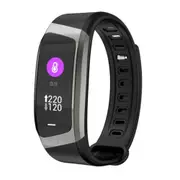 E18 Mens 0.96 Inch Hd Screen Fitness Tracker Watch Smart Wristband