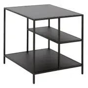 Henn&Hart 20" Blackened Bronze Metal Side Table